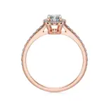 Pierścionek z różowego złota z diamentami AJPZ_096